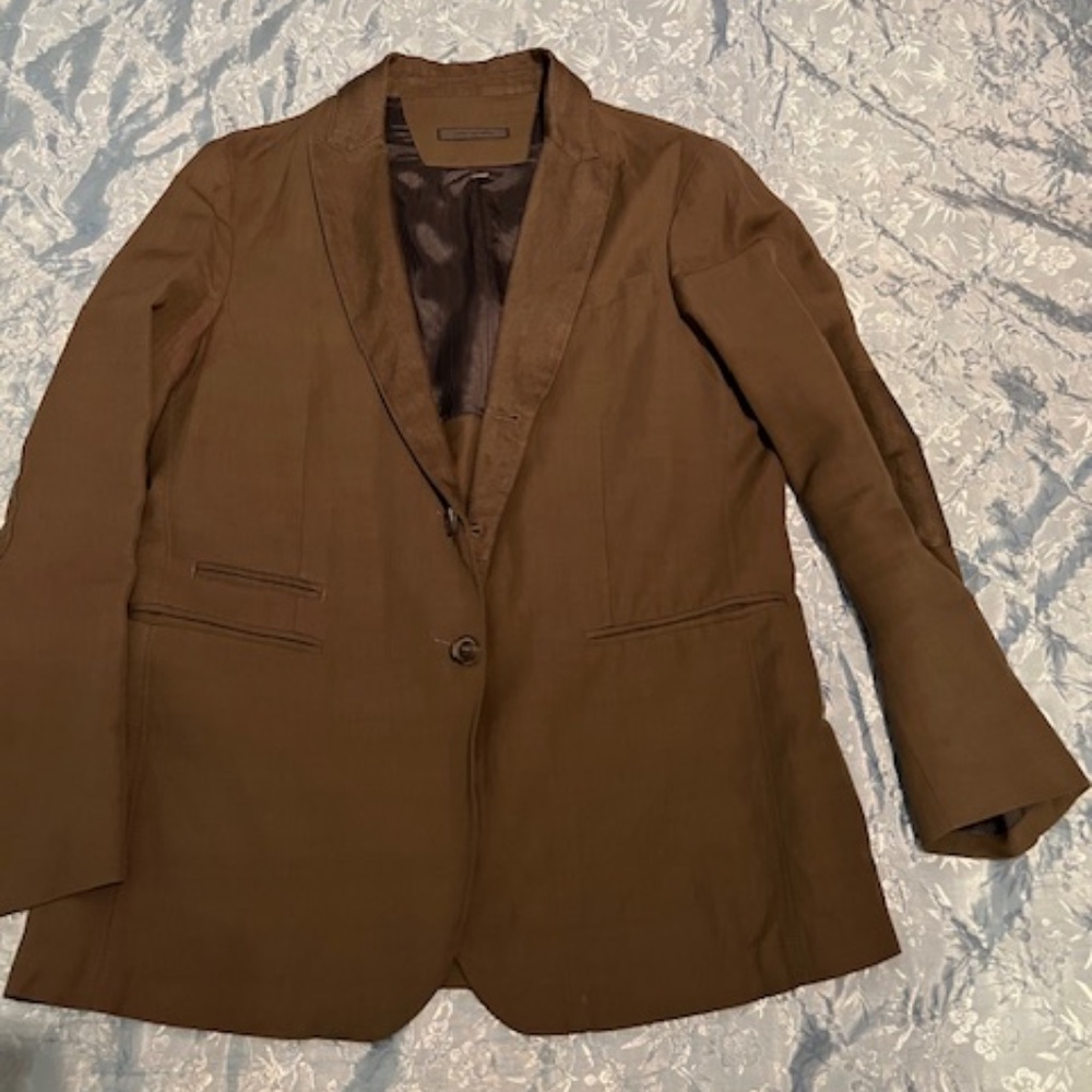 John Varvatos Brown Sport Coat Blazer !